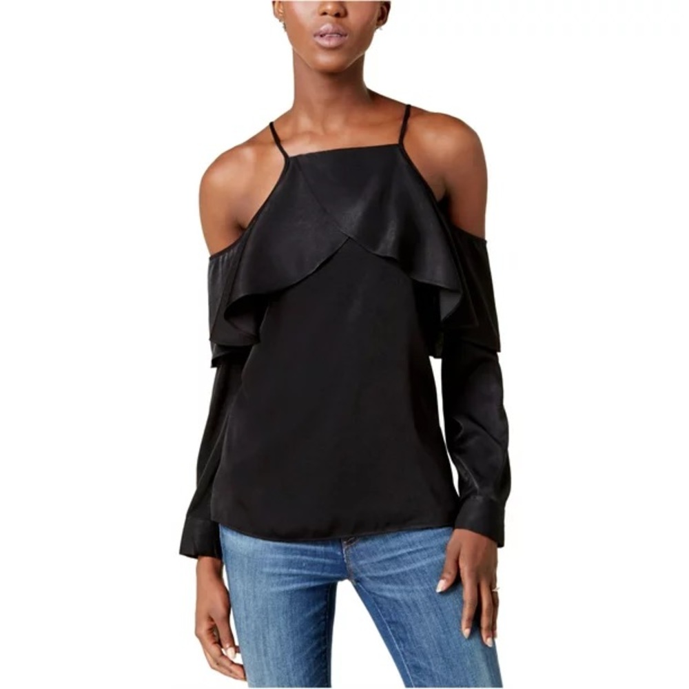 Bar III Cold Shoulder Top